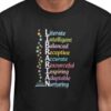 The Power of a Librarian T-shirt - closeup