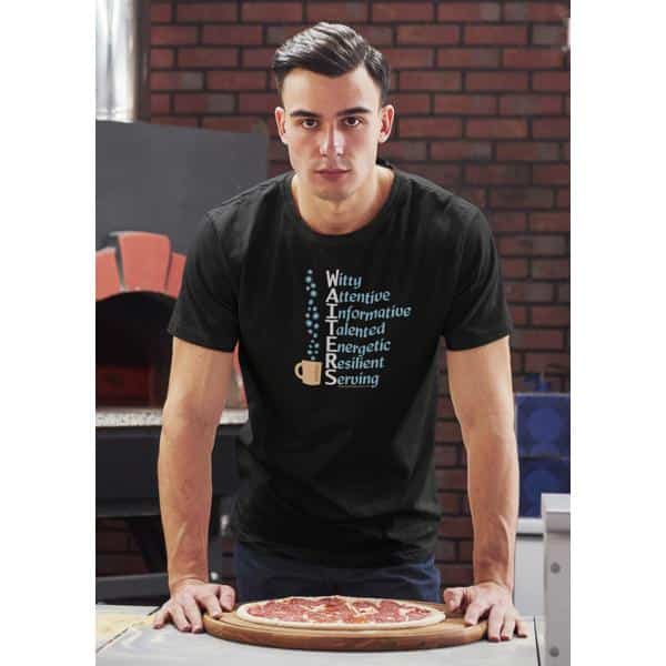A Waiter’s Qualities T-Shirt – A Great Gift for a Waiter – 5 colors