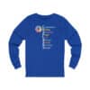 Interfaith Chaplain’s Character Long Sleeve Tee - in True Royal TriBlend