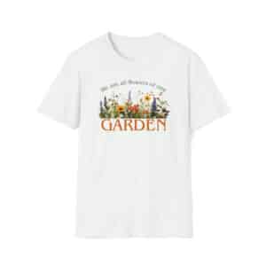 Flowers of One Garden Unisex T-Shirt - White