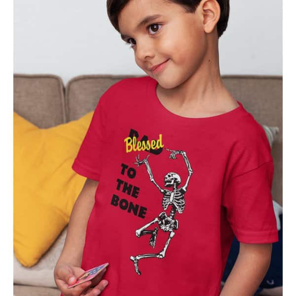 Blessed to the Bone t-shirt in Red