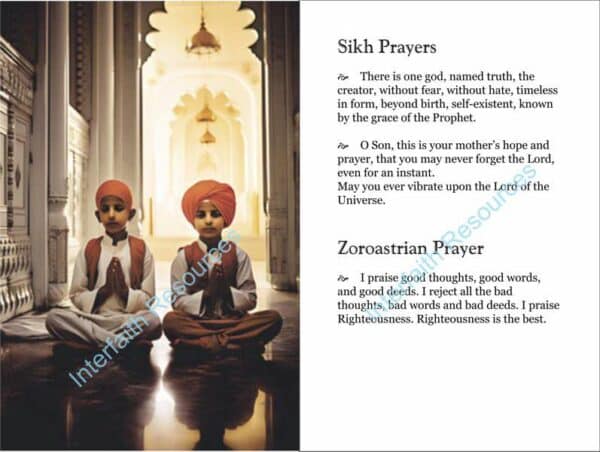 Sikh & Zoroastrian Prayers