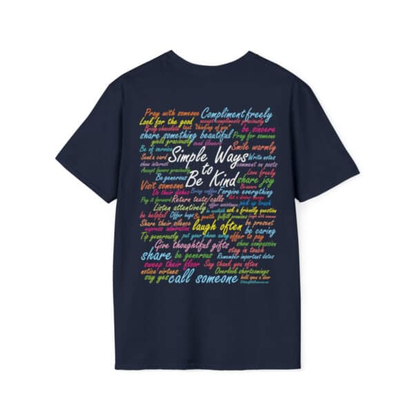 Simple Ways to Be Kind T-shirt in Navy
