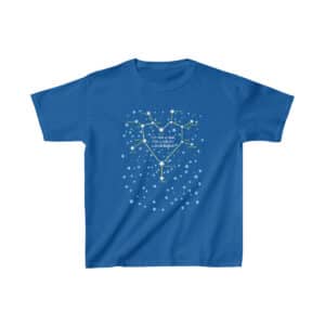 Kids' "I'm a Constellation" Cotton T-Shirt - Royal