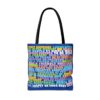 52 Simple Ways to Be Kind Tote Bag - back side