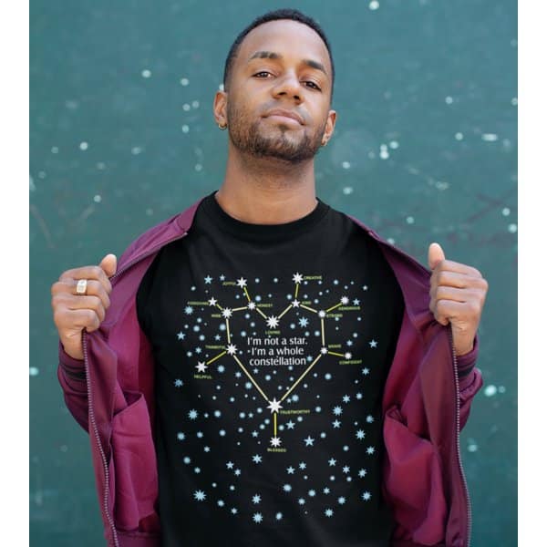 I'm a Whole Constellation T-shirt - Black