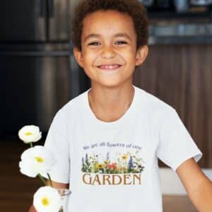 We are all Flowers of one Garden Kid's T-shirt