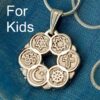 Interfaith pendant and chain for kids