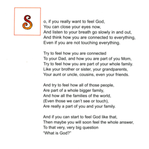 What is God? by by Etan Boritzer - sample text page