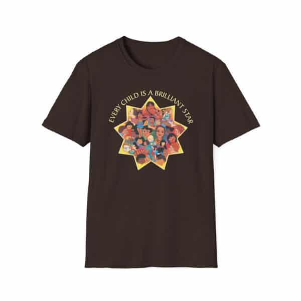 Every Child is a Brilliant Star T-Shirt - Dark Chocolate