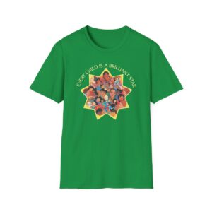 Every Child is a Brilliant Star T-Shirt - Irish Green
