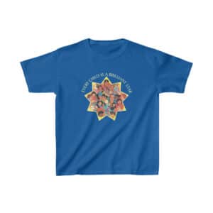 Every Child is a Brilliant Star Cotton Tee - Blue