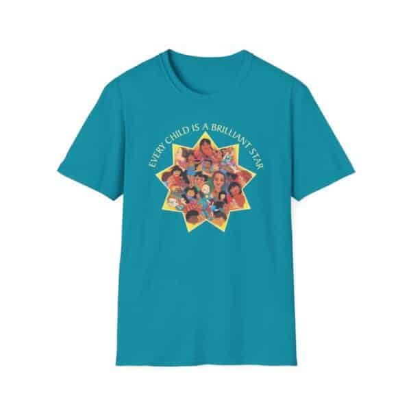 Every Child is a Brilliant Star T-Shirt - Tropical Blue
