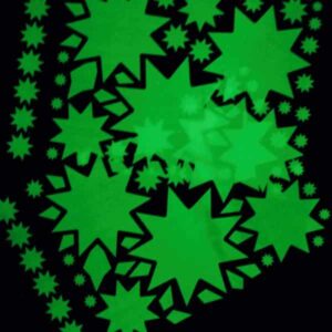 Glow-In-The-Dark 9-Pointed Stars for Kids