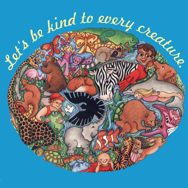 Let's Be Kind to Every Creature Softstyle T-Shirt Design