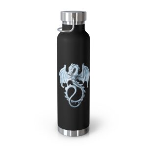 Dragon of Courage Copper Vacuum Insulated Bottle, 22oz - dragon
