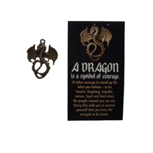 Dragon Card and Charm