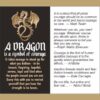 Dragon of Courage Card Front & Back