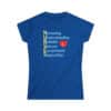 A Nurse’s Character Women’s Softstyle Tee - Royal Blue
