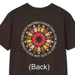 Prayers connecting hearts T-shirt