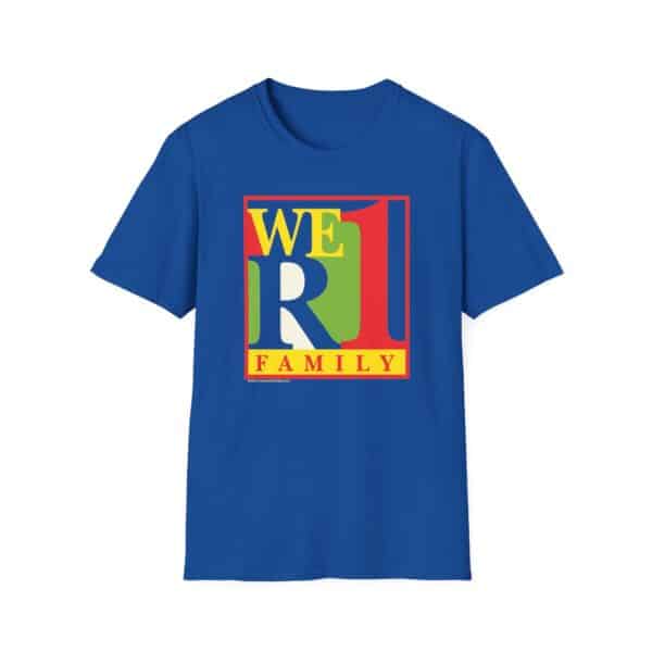 WeR1 (We Are One) Family T-Shirt in Royal Blue