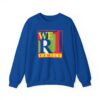 WeR1 Family Crewneck Sweatshirt in Royal Blue