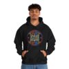 May All Your Actions Be Beautiful Prayers Hooded Sweatshirt with Pocket in Black