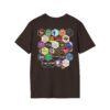 Back of Bee Kind Honeycomb Quilt 2-sided T-Shirt - Dark Chocolate