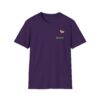 Front of Bee Kind Honeycomb Quilt 2-sided T-Shirt - Purple