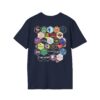 Back of Bee Kind Honeycomb Quilt 2-sided T-Shirt - Navy