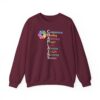 Interfaith Chaplain’s Character Crewneck Sweatshirt - Maroon