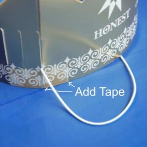 Add a small piece of tape