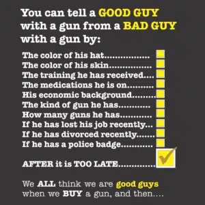 Is that a Good Guy or a Bad Guy with a GUN? T-shirt