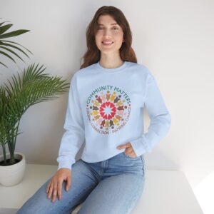 Community Matters Sweatshirt - Light Blue