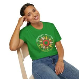 Community Matters T-Shirt - Irish Green