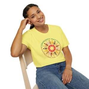 Community Matters T-Shirt - Cornsilk