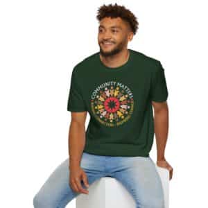 Community Matters T-Shirt - Forest Green