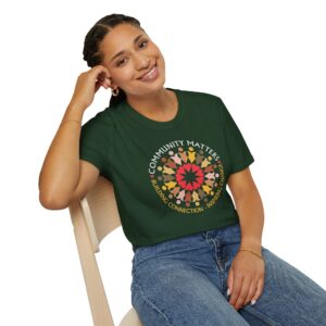Community Matters T-Shirt - Forest Green