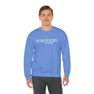 Human*Kind – Let’s be both Sweatshirt - Carolina Blue