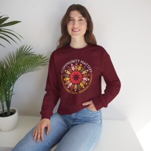 Community Matters Sweatshirt - Garnet
