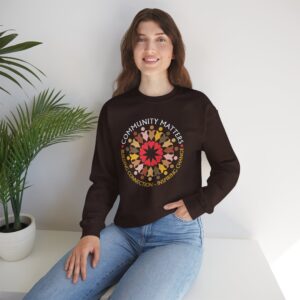 Community Matters Sweatshirt - Dark Chocolate