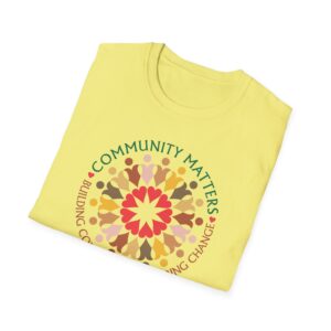Community Matters T-Shirt - Cornsilk