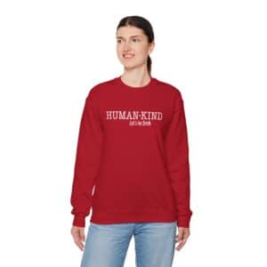 Human*Kind – Let’s be both Sweatshirt - Cherry Red