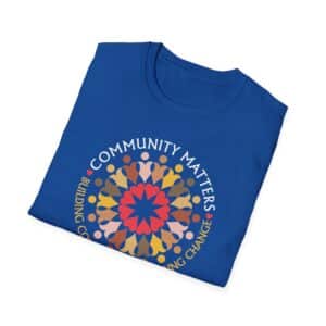 Community Matters T-Shirt - Royal