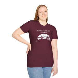 World Citizen T-Shirt - Maroon
