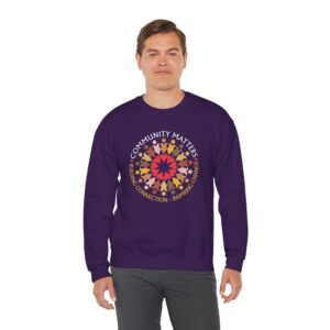 Community Matters Sweatshirt - Purple