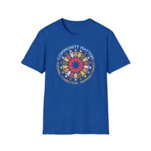 Community Matters T-Shirt - Royal