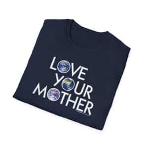 Love Your Mother T-Shirt in Navy