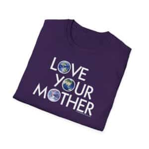 Love Your Mother T-Shirt in Purple