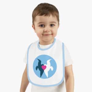 United Doves classic design Baby Bib